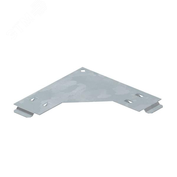 Изображение товара Крышка угловой секции 90гр 50мм DFB 90 050 из стали с цинковым покрытием