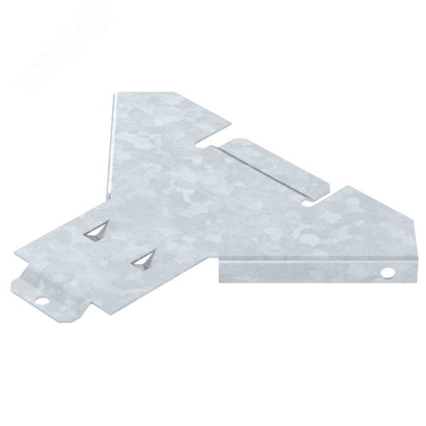 Изображение товара Крышка T-образного соединения 50 мм из стали с покрытием горячий цинк