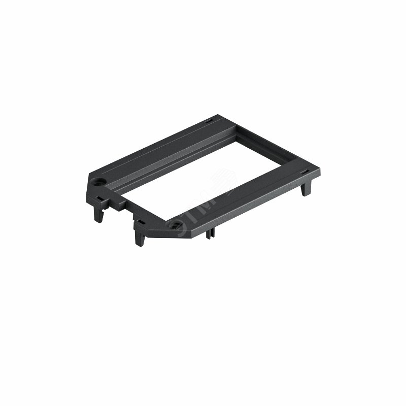 Изображение товара Накладка монтажной коробки UT3/4 для 2xModul45 из полиамида черный