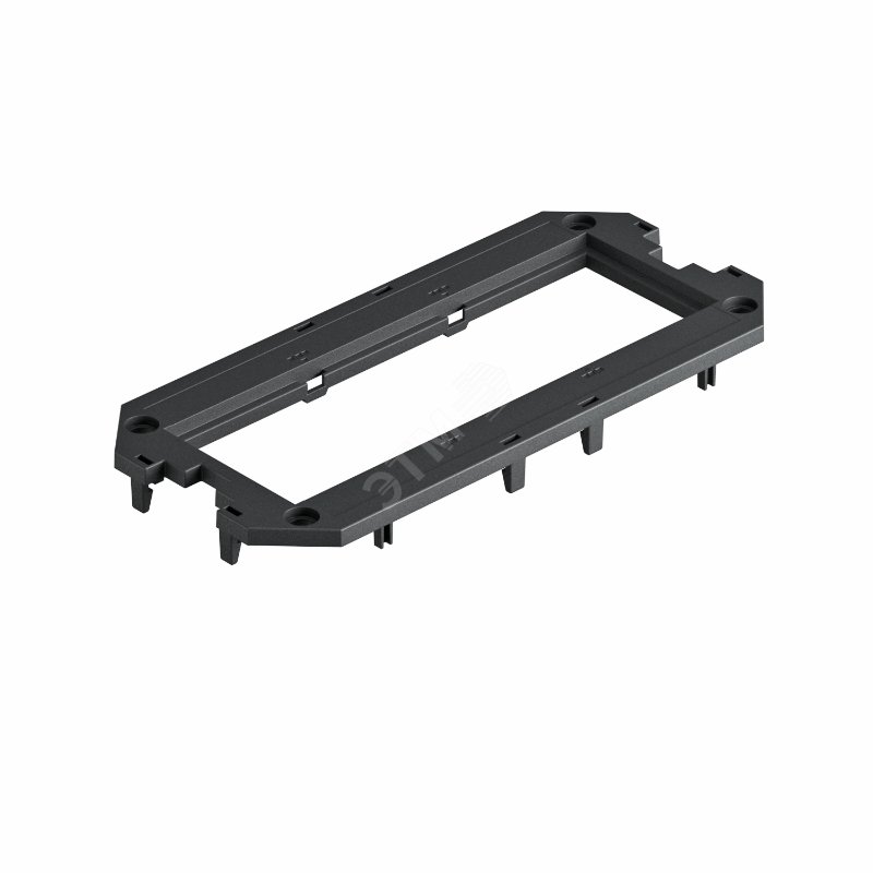 Изображение товара Накладка монтажной коробки UT3 для 3xModul45 165x76 мм (полиамид,черный) (шт)