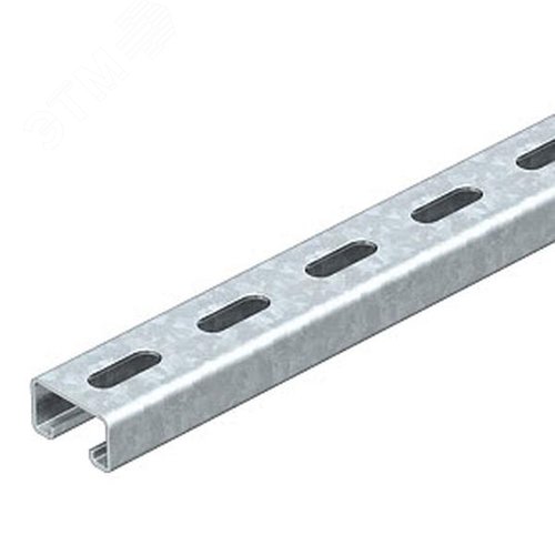 Изображение товара Профиль STRUT перфорированный, 41х21x3000 мм, S=2 мм, оцинкованная сталь (MS4121P3000FS) (м)