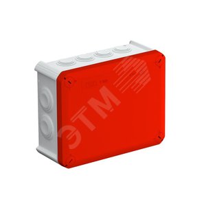 Коробка распределительная T160 190x150x77 красная крышка