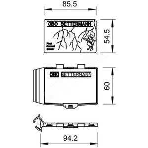 Магнитная карта abs