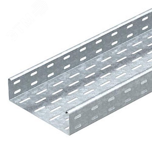 Изображение товара Кабельный листовой лоток перфорированный 60x400x3000 горячий цинк (м)