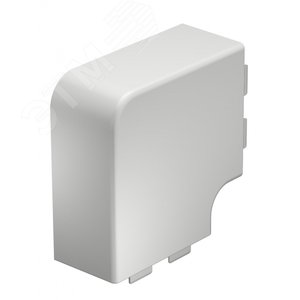 Крышка плоского угла кабельного канала WDKH 60x110 мм (ABS-пластик, белый)