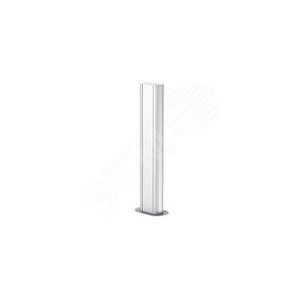 Электромонтажная колонна 0,68 м 1-сторонняя 70x140x675 мм (алюминий, белый)
