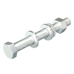 Изображение товара Комплект Болт+Шайба+Гайка M10x80 (шт)