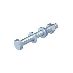 Изображение товара Комплект болт+шайба+гайка m10x60 SKS 10x60 F (шт)