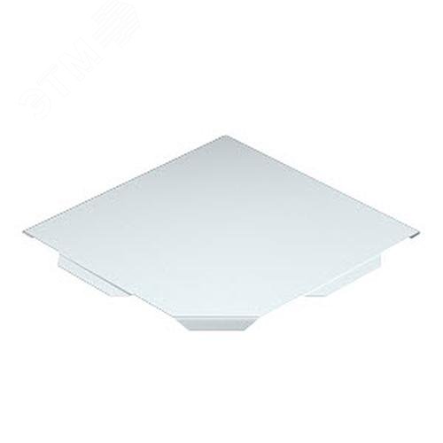 Изображение товара Крышка угловой секции 90гр. для лотка LKS 400мм (шт)