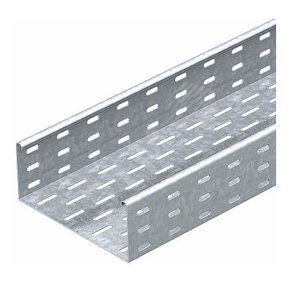 Изображение товара Кабельный листовой лоток перфорированный 85x200x3000. Тип: MKS 820 FT горячий цинк (м)