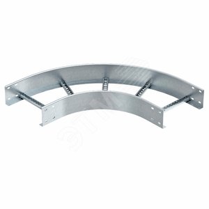 Изображение товара Секция угловая 90 градусов лестничного лотка 110х300 мм R500 мм (шт)