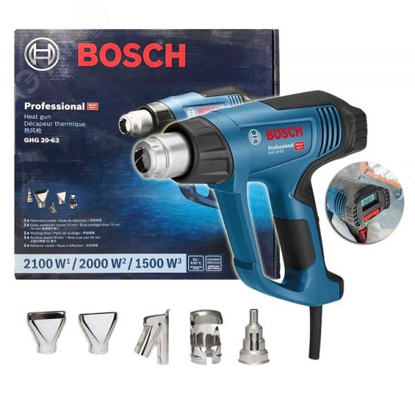 Фен технический 2300Вт GHG 23-66 артикул 0.601.2A6.301 BOSCH - купить в ...