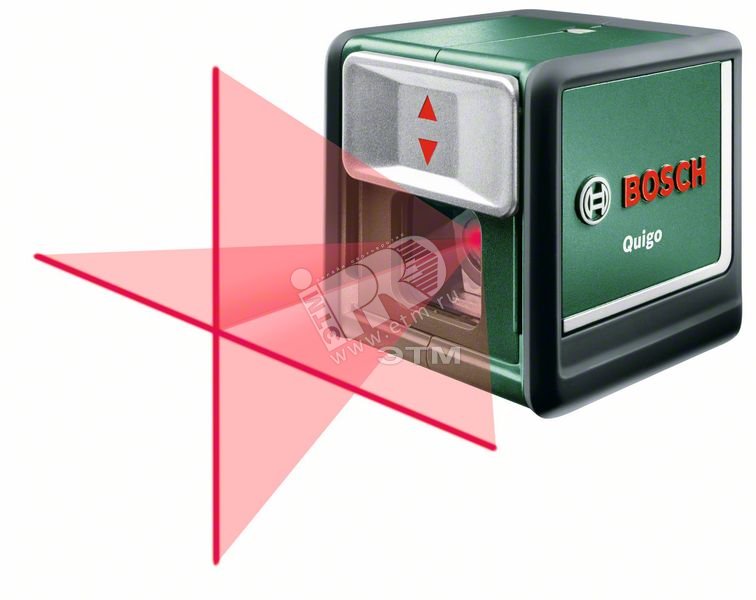 Нивелир лазерный Quigo с универсальным держателем (металлическая коробка) 0.603.663.521 BOSCH