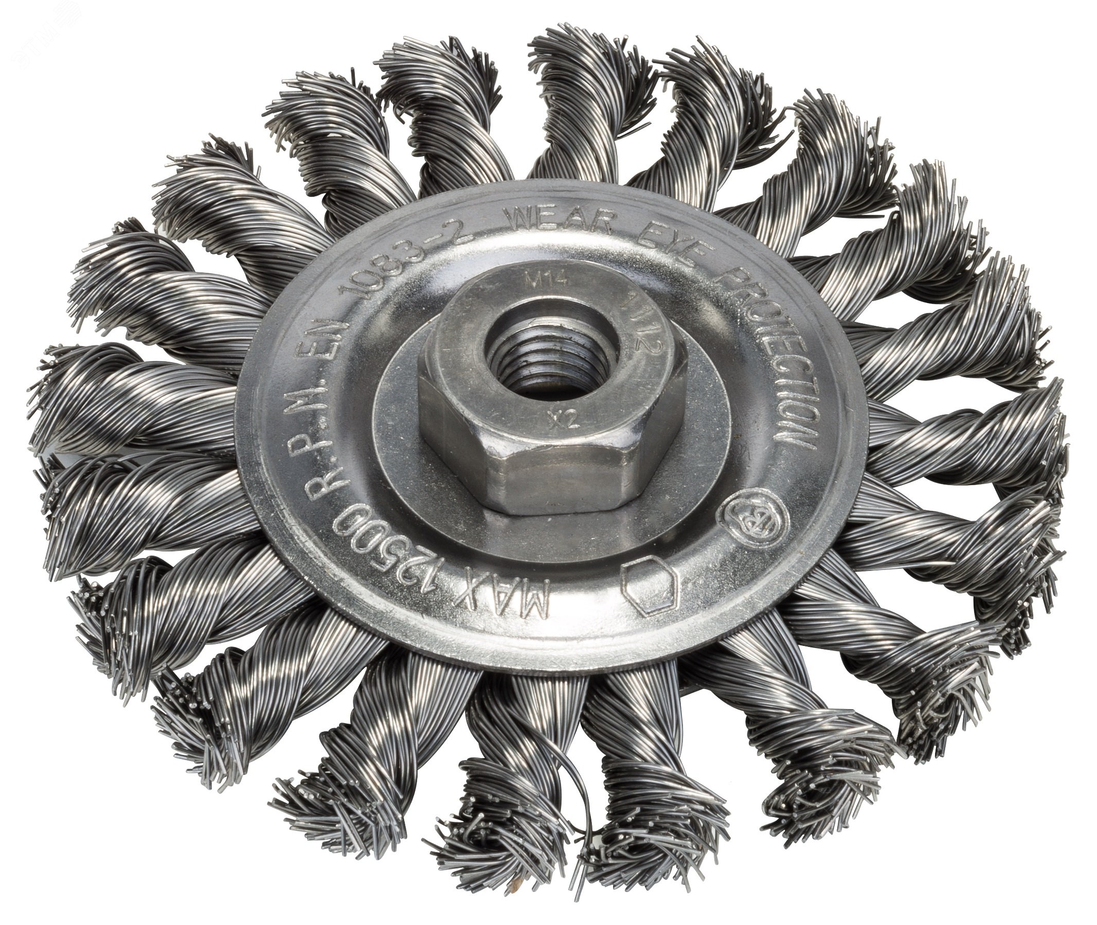 Изображение товара Щетка дисковая Bosch 115мм M14 для шлифмашин - эффективная очистка металла