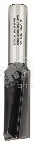 Изображение товара Пазовая фреза BOSCH 18 мм диаметр для деревянных канавок и пазов