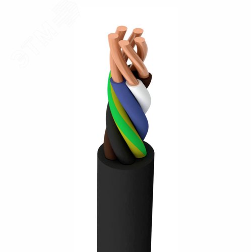 Кабель силовой ВВГнг-LS 5х2.5(А) ТРТС - фото 3