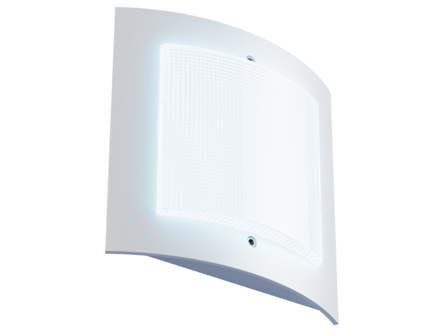 Светильник светодиодный ДБП Интеллект-ЖКХ с серой рамкой, 12Вт, 1400Лм, CRI80, с оптико-акустическим датчиком и дежурным режимом, антивандальный с защитой от краж, IP54, 5000К