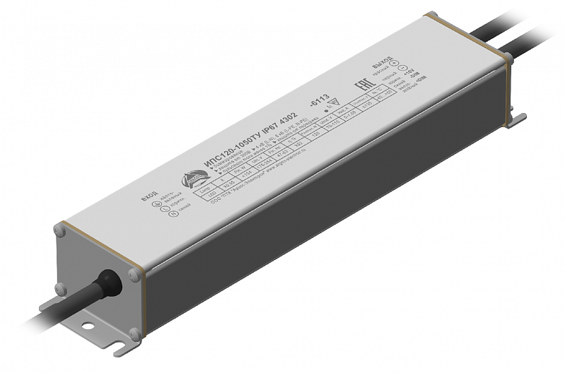 Драйвер светодиодный ИПС120-1050ТУ IP67 4302