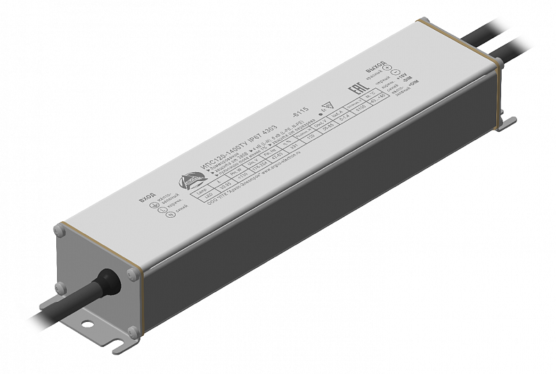 Драйвер светодиодный ИПС120-1400ТУ IP67 4303