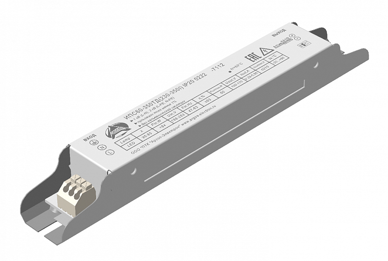 Драйвер светодиодный ИПС60-350ТД(230-350I) IP20 0222