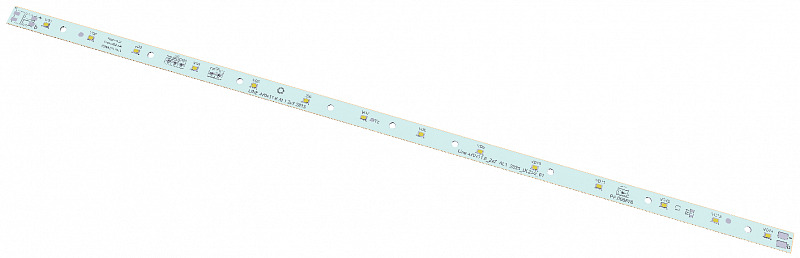 Модуль светодиодный LINE 470x11.6 AL1 2x7 Refond 2835 CRI80 4000K