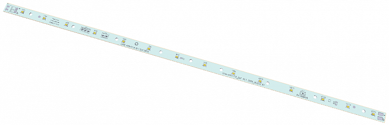 Модуль светодиодный LINE 470x11.6 AL1 2x7 Refond 2835 CRI80 5000K