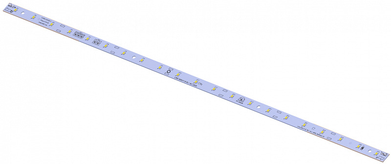 Модуль светодиодный LINE 500x11.6 AL1 3x7 Refond 2835 CRI80 4000K SMD2x2