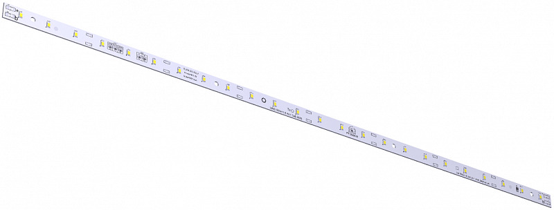 Модуль светодиодный LINE 500x11.6 AL1 3x8 Refond 2835 CRI80 4000K