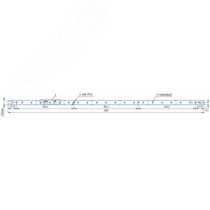 Модуль светодиодный LINE 500x11.6 AL1 3x7 Refond 2835 CRI80 4000K - фото 2