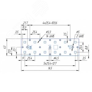 Модуль светодиодный MODULE 145x43 AL1.5 2x6 Refond 5050 CRI70 5000K SMD2x2 - фото 2