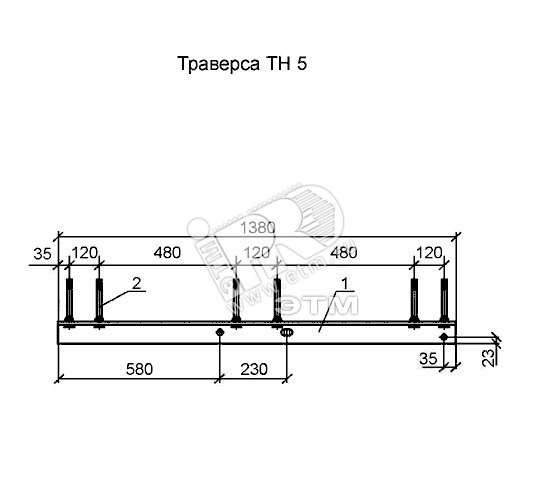 Траверса тм 6 чертеж