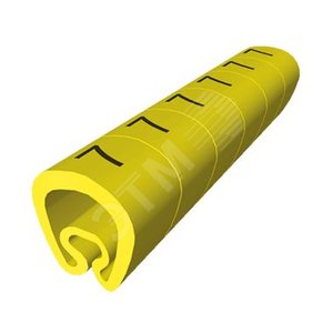 Маркировка надрезанная жёлтый 8 Пластичный ПВХ    (100шт) 1812-5 Unex