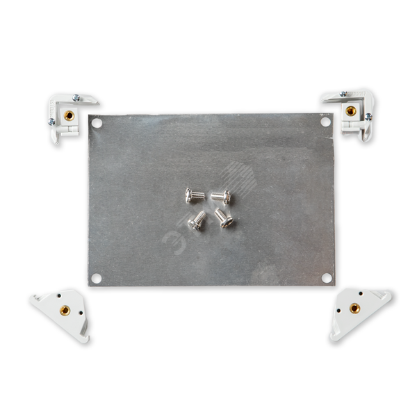 Изображение товара Панель передняя для Корпус PolyBox 121006, с петлями, алюминий (шт)