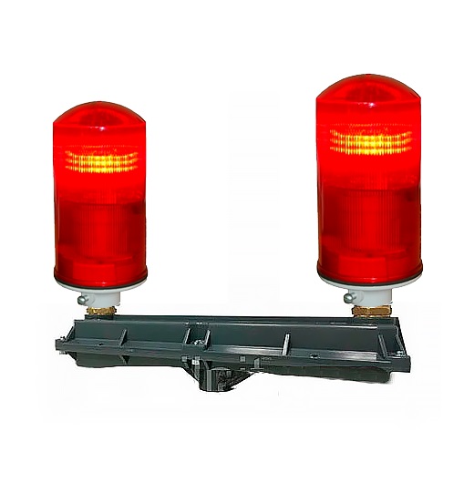 Сдвоенный заградительный огонь СДЗО-05-2*2 >32Cd тип Б220V AC IP65