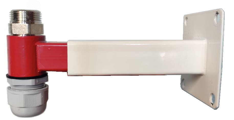 Изображение товара Г-образный кронштейн для заградительных огней ЗОМ и СДЗО-05 с креплением к вертикальной плоскости