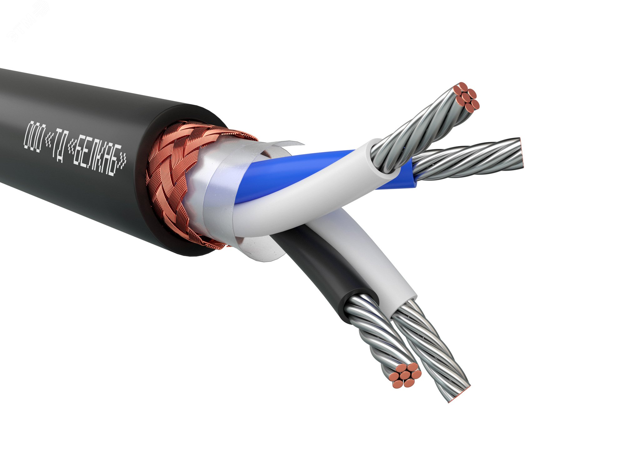 Изображение товара Кабель монтажный МКЭШВнг(А)-LS 2х2х1.5 ТРТС для безопасной электропроводки