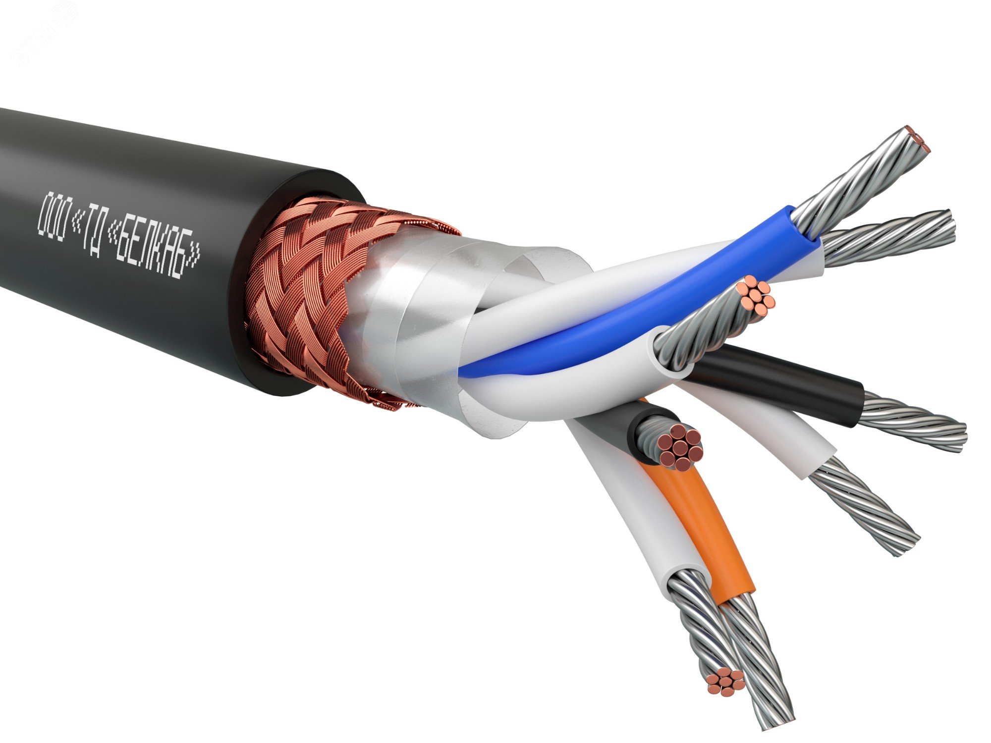 Изображение товара Кабель монтажный МКЭШВнг(А)-LS 4х2х0.75 для передачи данных