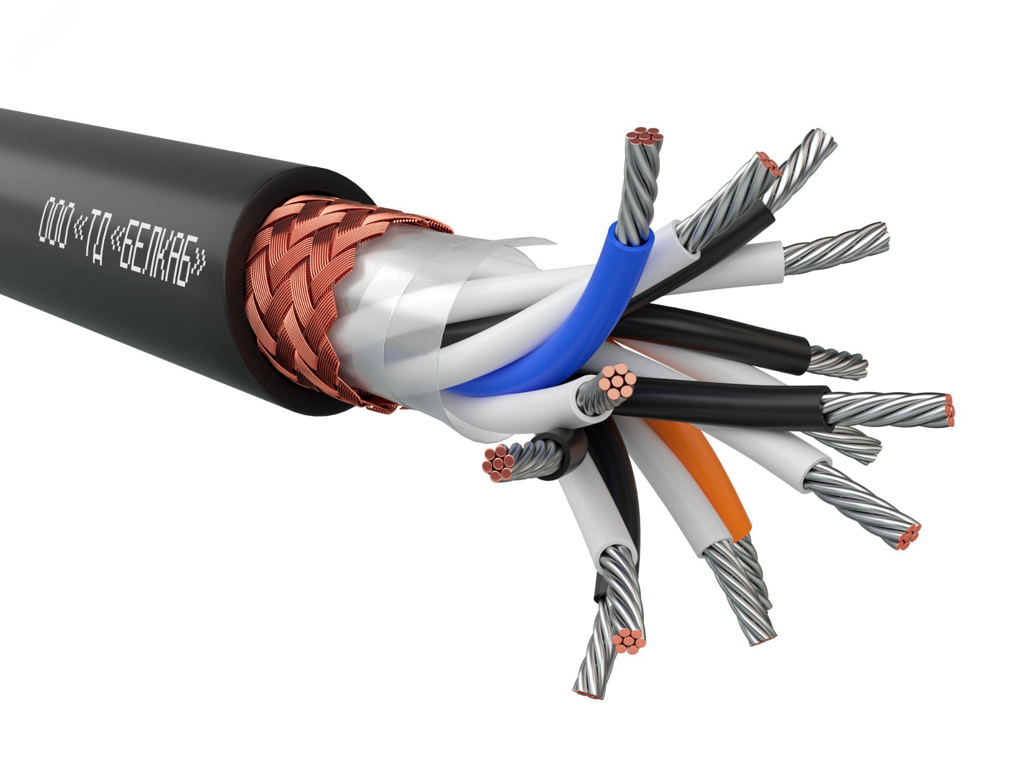 Изображение товара Кабель монтажный МКЭШвнг(А)-LS 7х2х0.5 для передачи данных