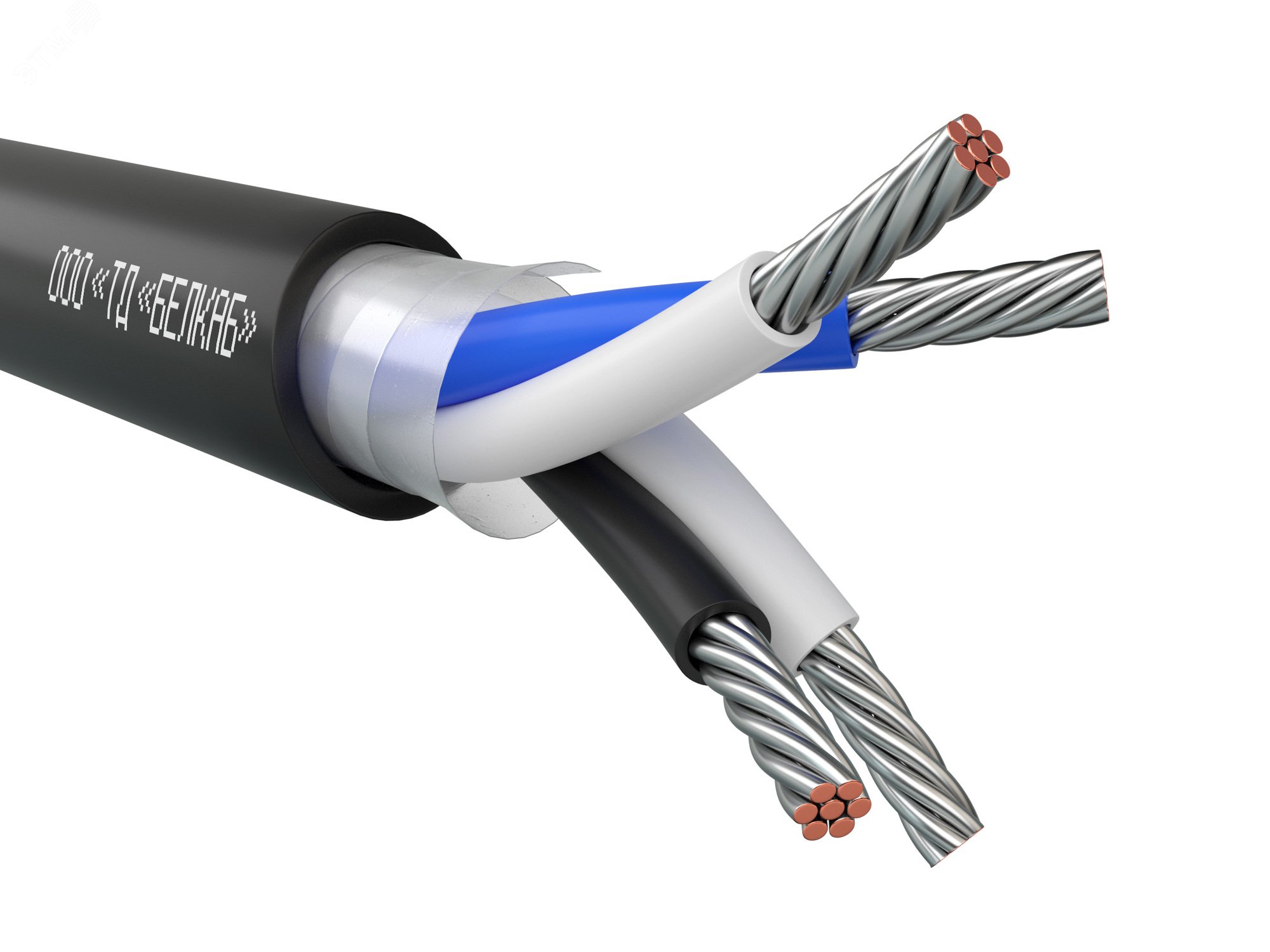 Изображение товара Кабель монтажный МКШВнг(А)-LS 2*2*1.0 ТРТС низкодымный дыхательный для промышленности