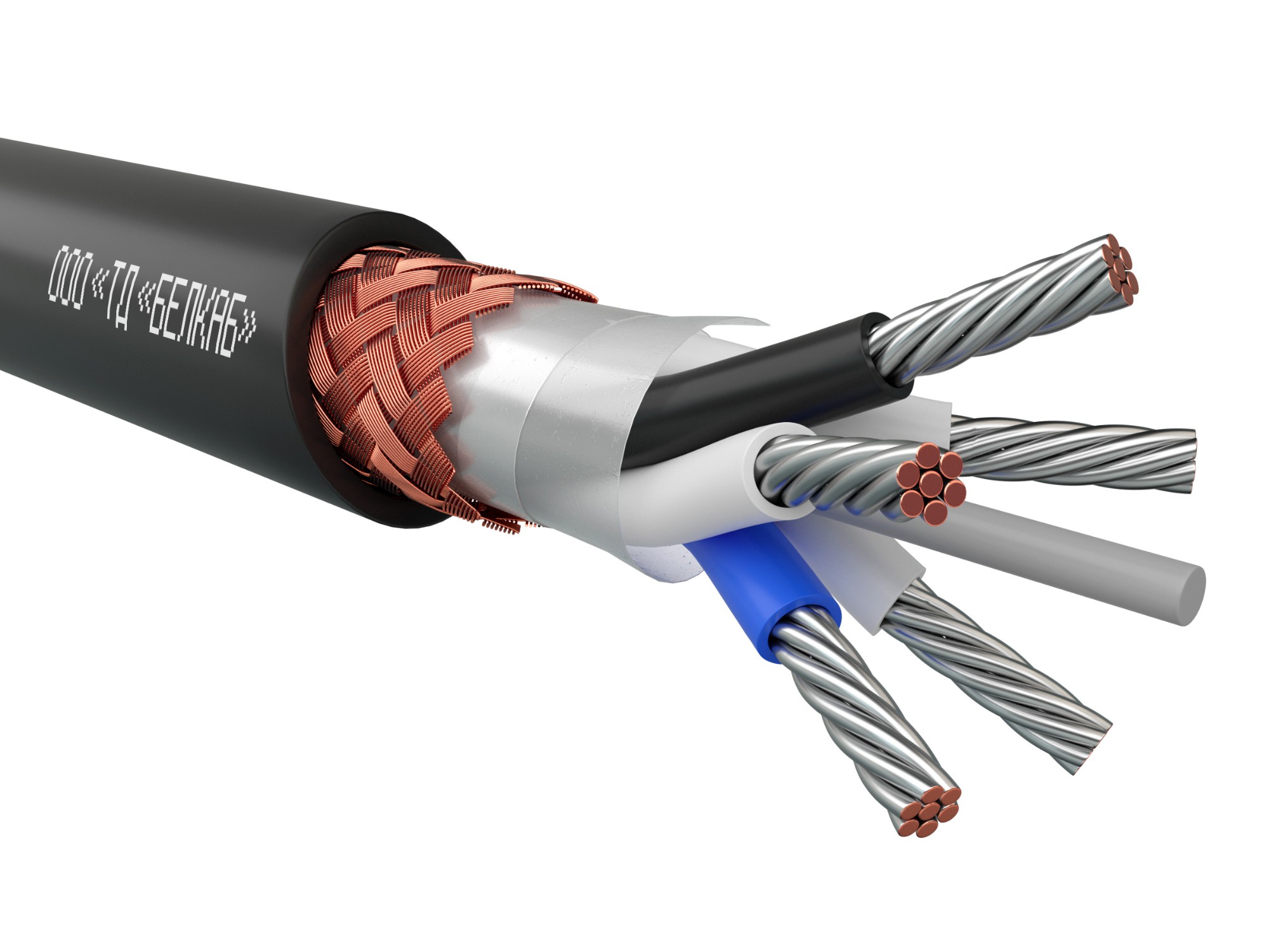 Кабель монтажный МКЭШ 5х0.5 ТРТС
