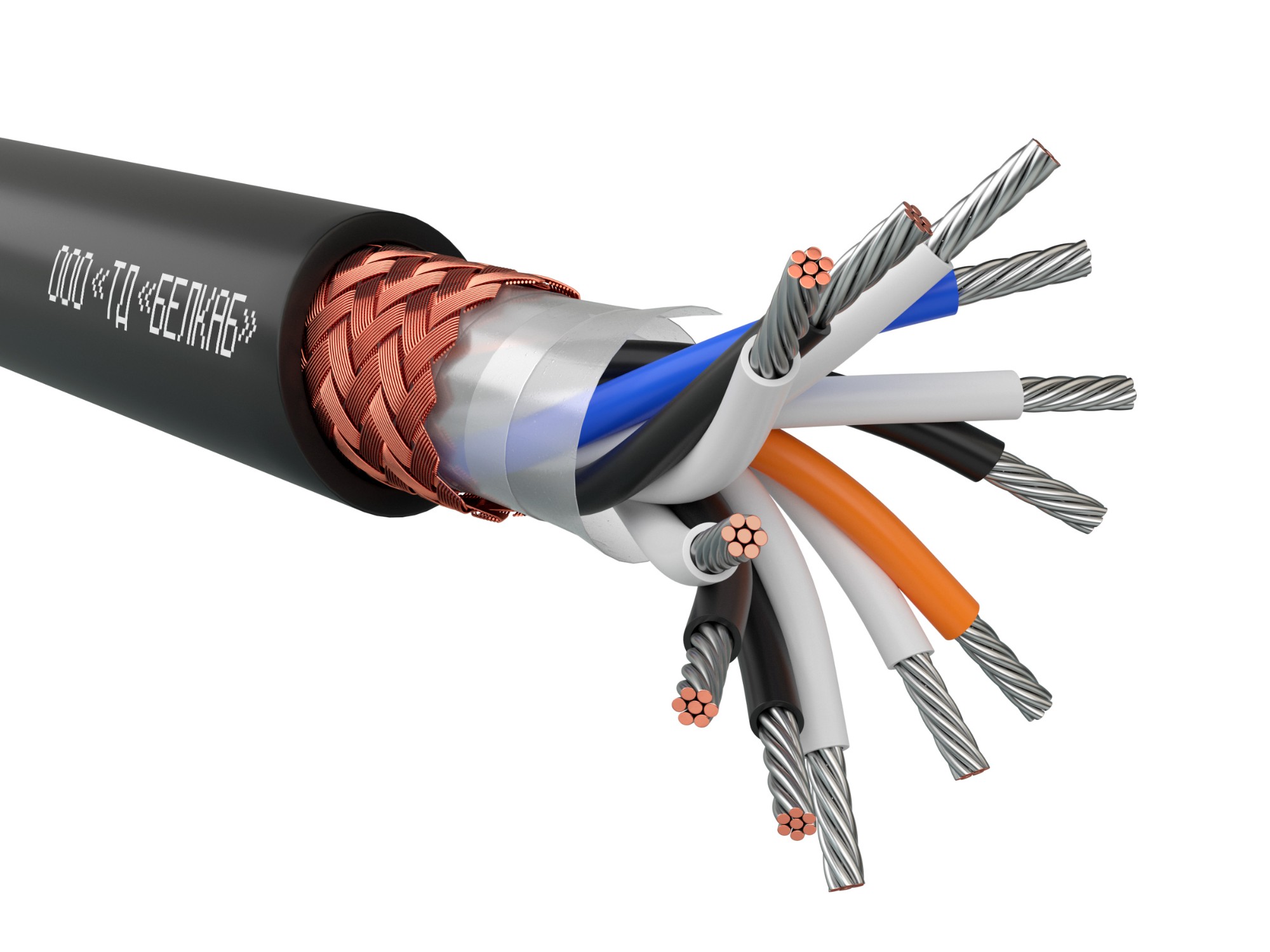 Кабель монтажный МКЭШВнг(А)-LS 6х2х1.0