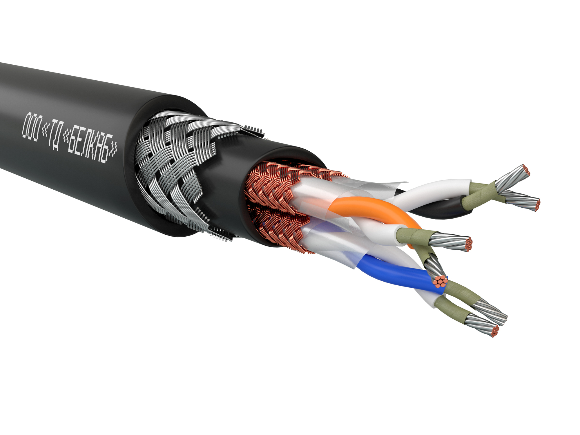 Кабель монтажный МКЭКШВнг(А)-FRLS 8*(2*1,0)э