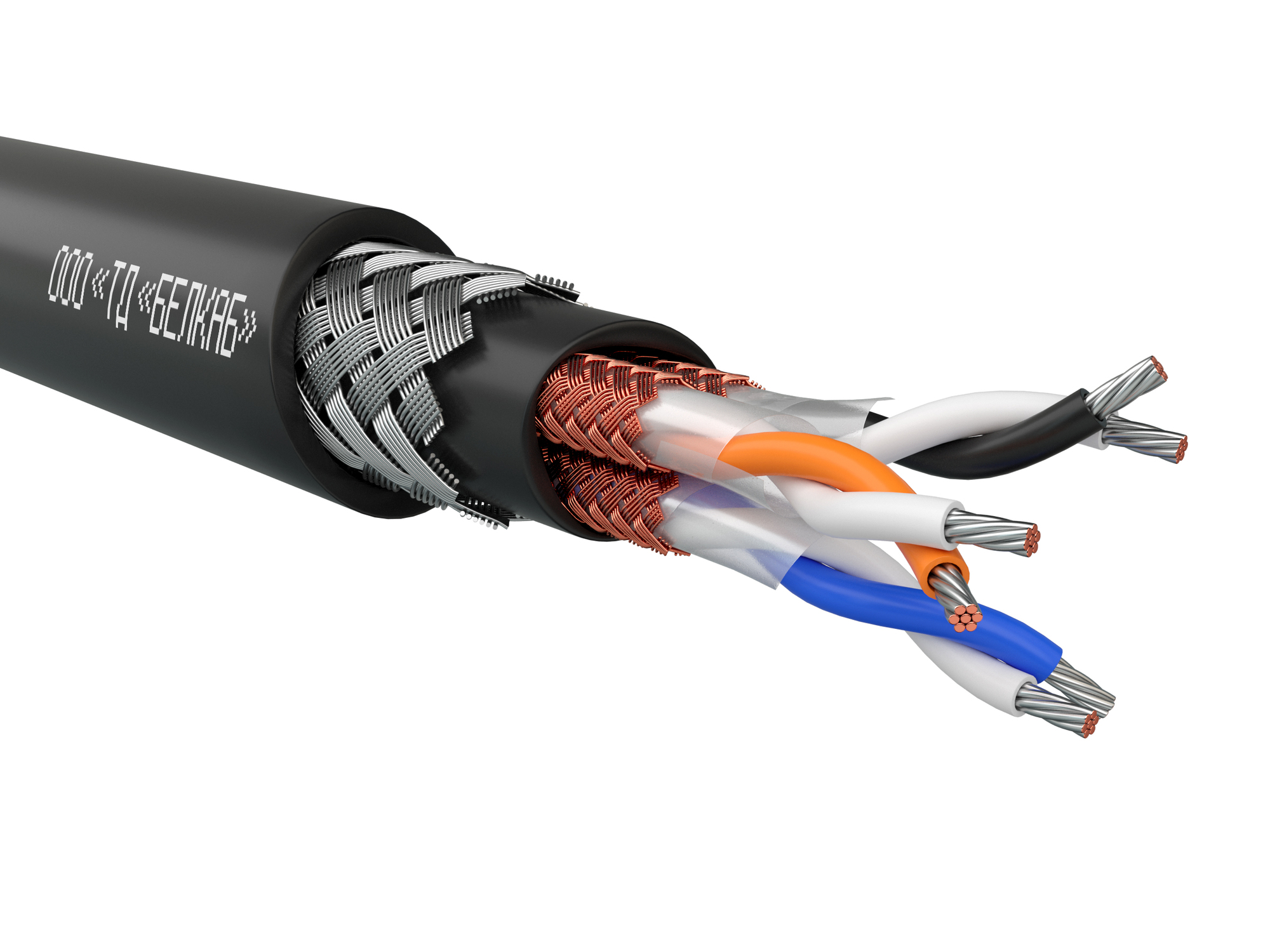 Кабель монтажный МКЭКШВнг(А)-HF 4*(2*1,0)э