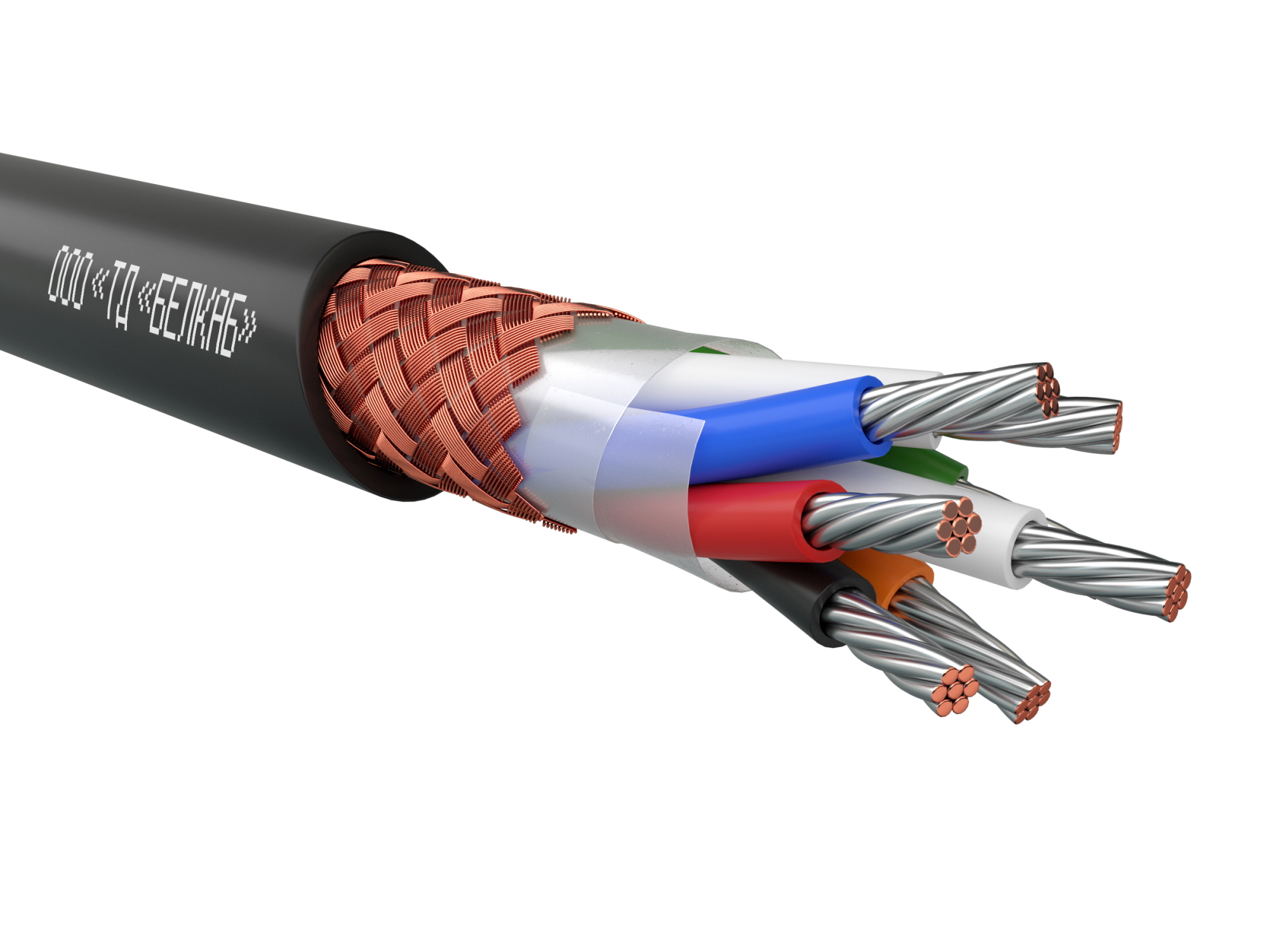 Кабель монтажный МКЭШнг(А) 8х0.5 ТРТС