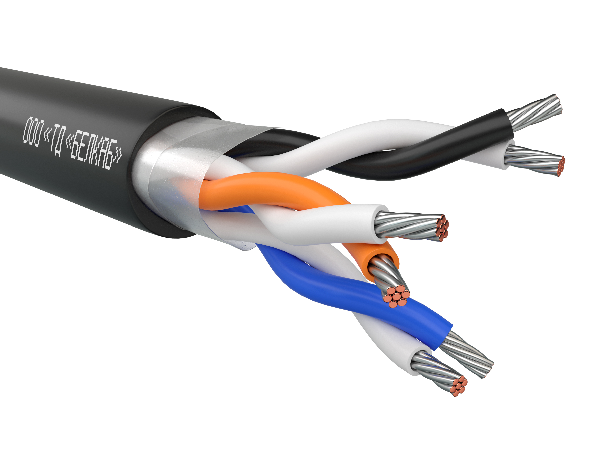 Кабель монтажный МКШВнг(А)-LS 4х2х1.0