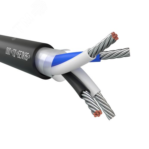 Кабель монтажный МКШВнг(А)-HF 2х2х0.75 ТРТС - фото 1