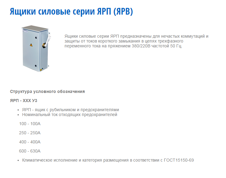 Купить ЯРП-100А с ПН (IP54) артикул _VG2042281 Электроспектр | Интернет ...