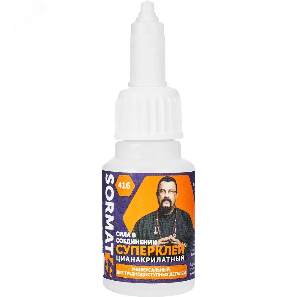 Изображение товара Клей цианоакрилатный SORMAT 416. жидкий 20г (шт)