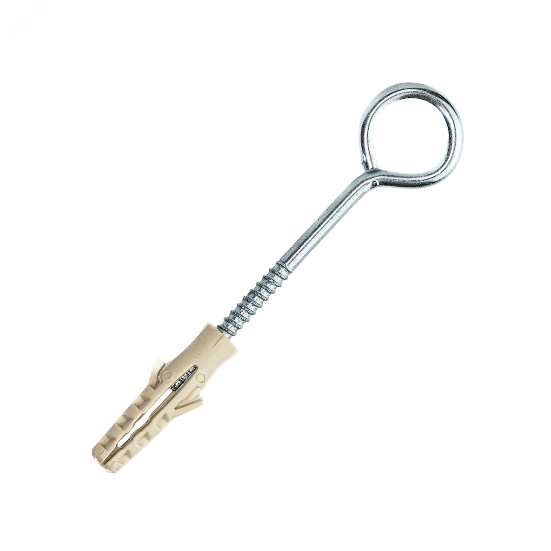 Изображение товара Шуруп-кольцо 4х50 с дюбелем NAT 6 (6 шт) (упак)