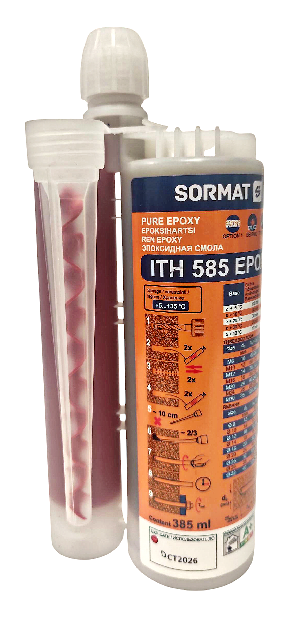 Анкер химический ITH 585 EPOXЕ 385 мл